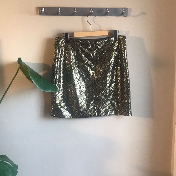 Geometric sequin mini skirt - Picture 2 of 2